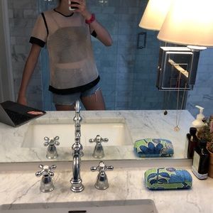 Gracia Mesh Nude Top